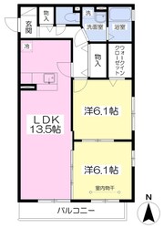 コリーヌつきみ野の物件間取画像